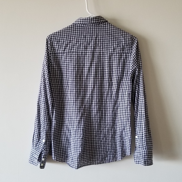 J.Crew Black and White Check Shirt π - Picture 2 of 2